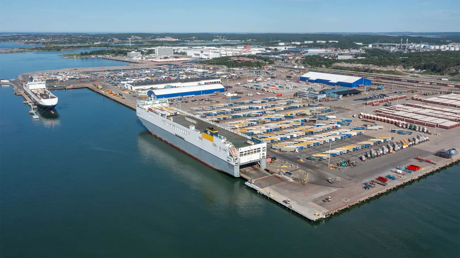 La terminal RoRo de Gotemburgo amplía su capacidad operativa