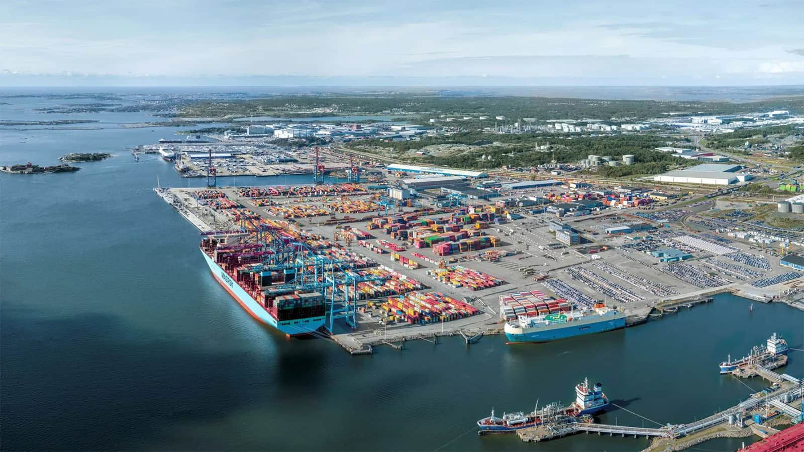 El Puerto de Gotemburgo completa el refuerzo de 700 metros de muelle e inicia el dragado de Skandia Gateway