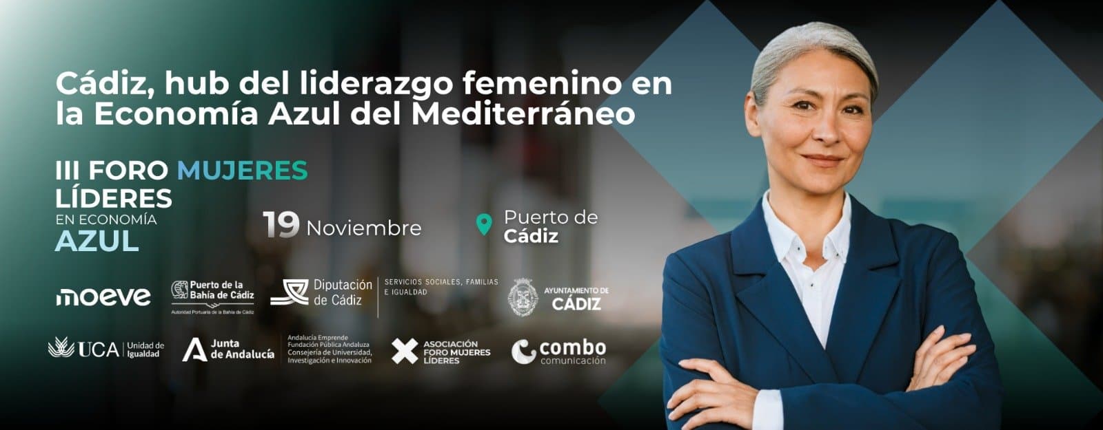 Cádiz acogerá el III Foro de Mujeres Líderes en Economía Azul el próximo 19 de noviembre