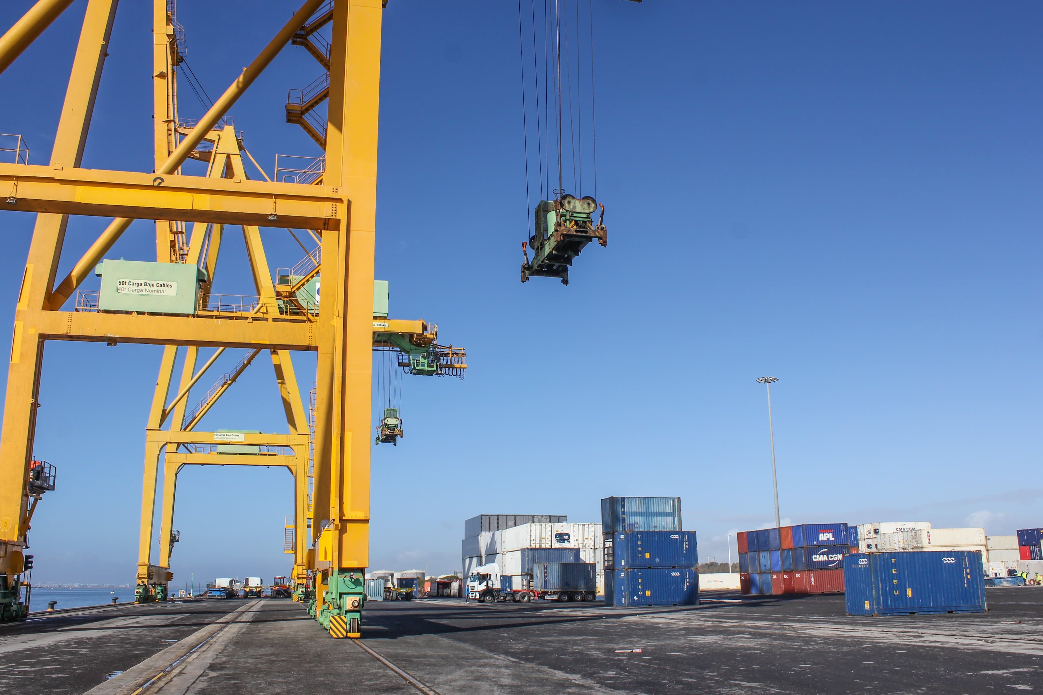 El Puerto de Huelva supera los cinco millones de toneladas en los dos primeros meses de 2026 con un crecimiento del 4,25%