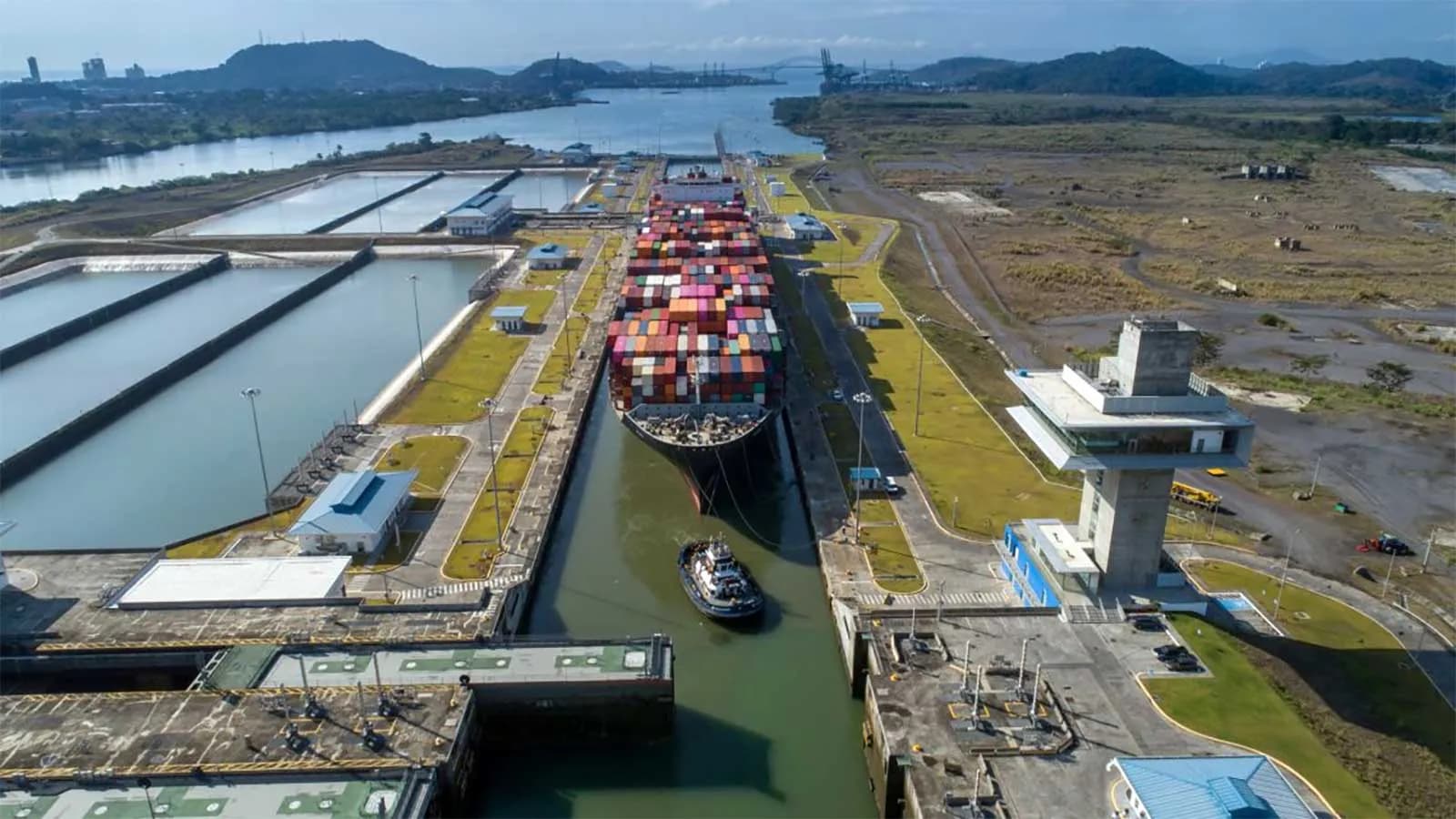 Le Canal de Panama réduira le tirant d'eau maximum dans les écluses Neopanamax à 15,09 mètres à partir du 1er juillet