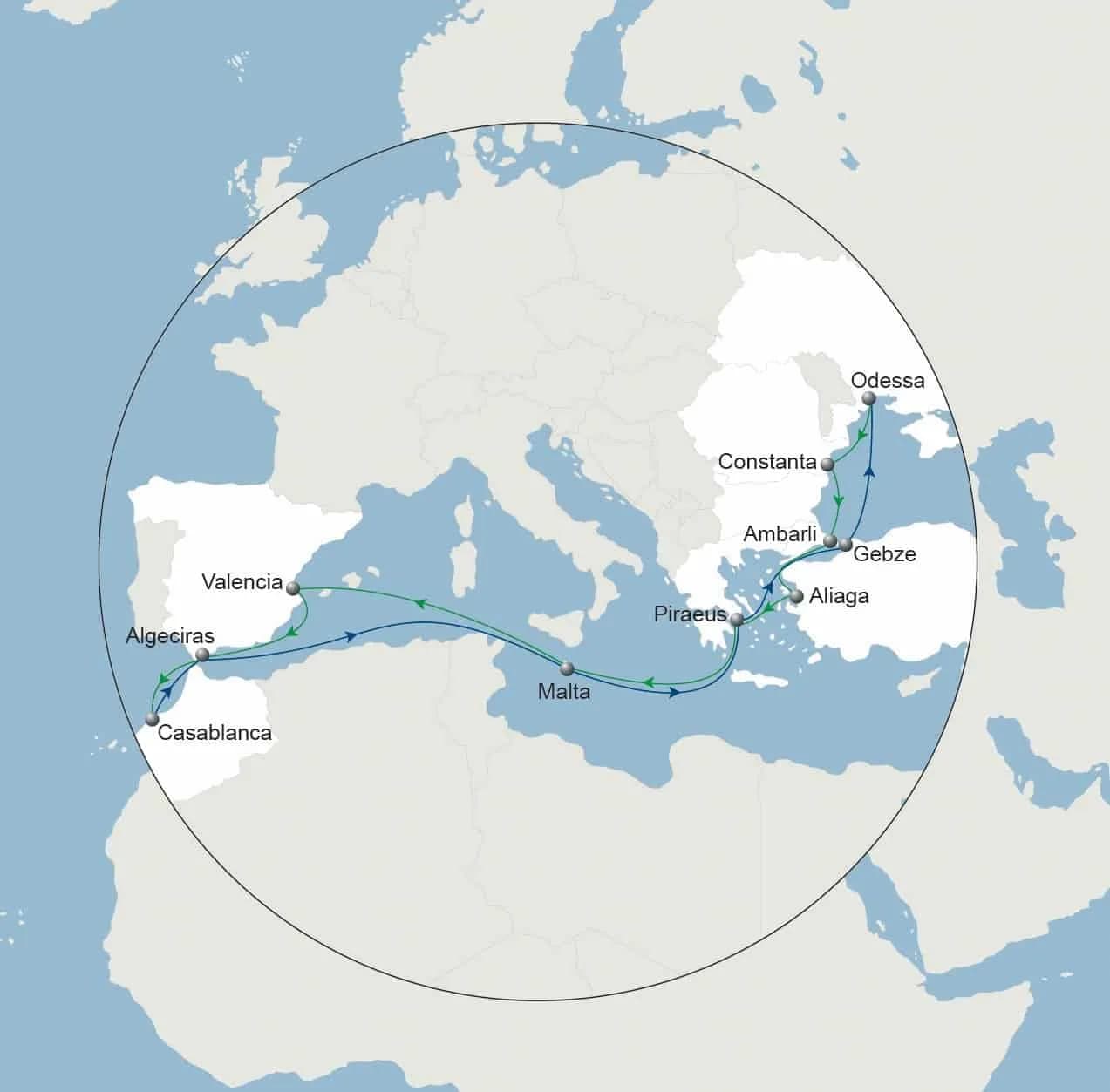 Algeciras, puerto de escala en una nueva ruta de CMA CGM