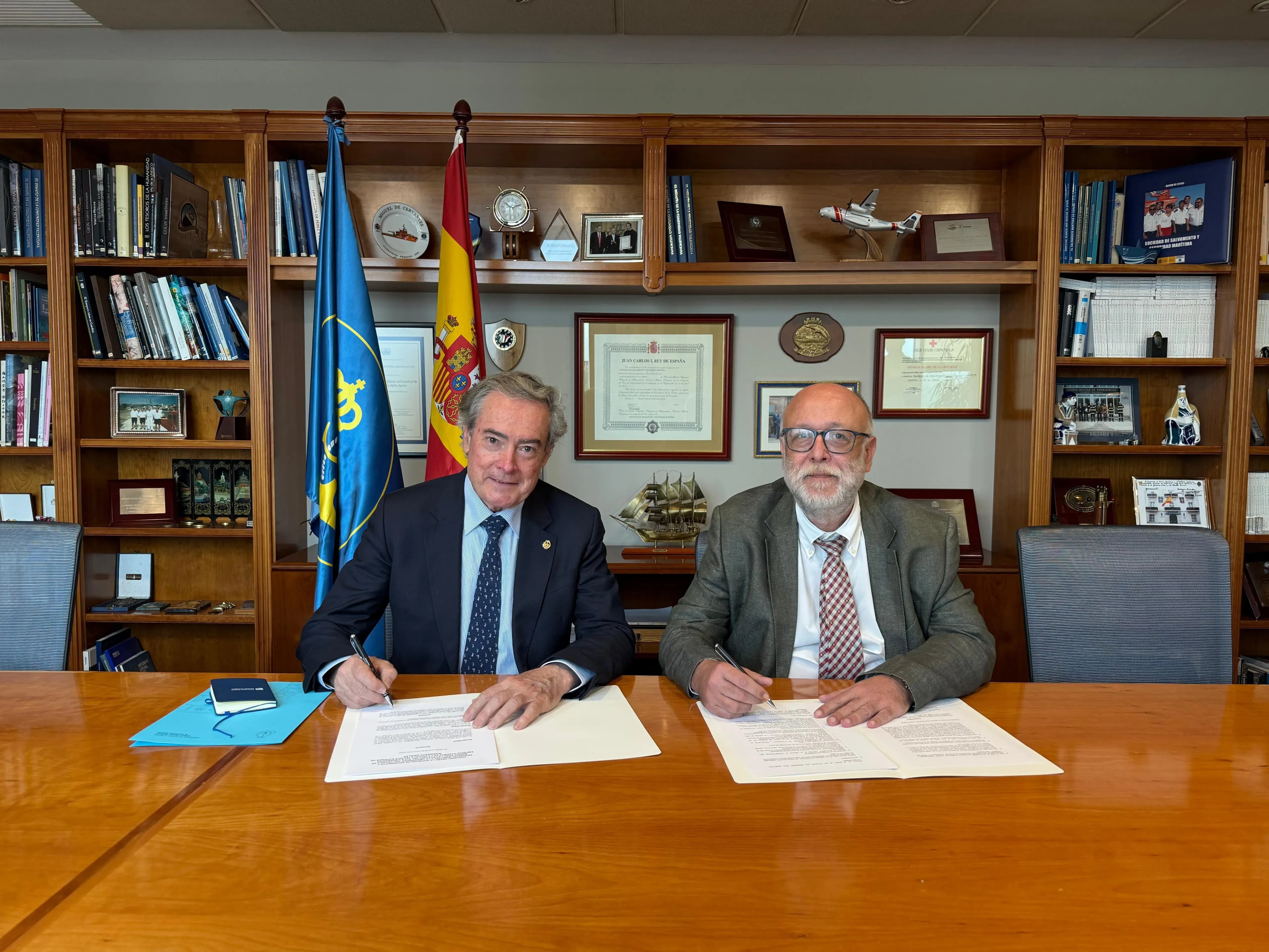 SASEMAR y la Universidad Politécnica de Madrid crean un aula conjunta para impulsar la formación en seguridad marítima
