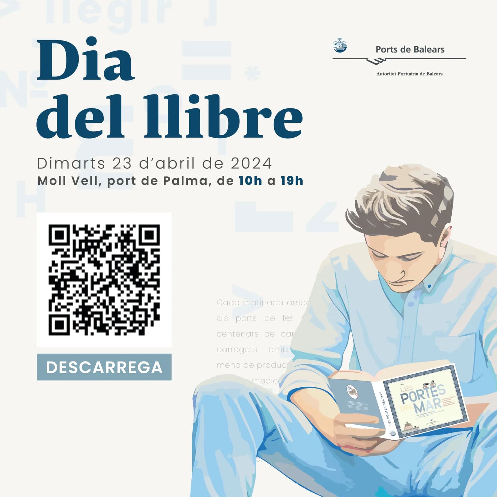 La Autoridad Portuaria de Baleares celebra el día del libro con un enfoque marítimo