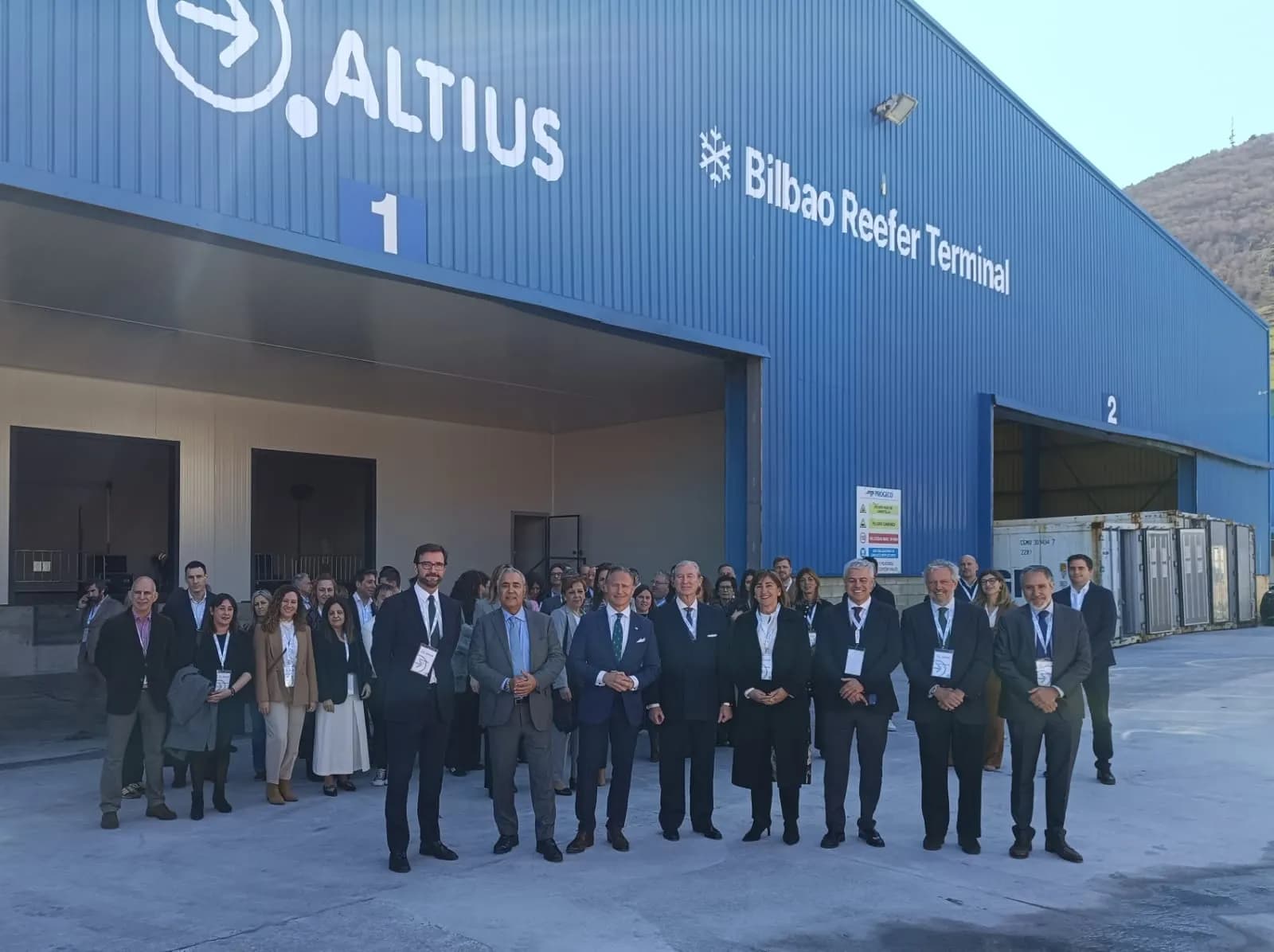 Progeco inaugura un nuevo almacén de congelados en el Puerto de Bilbao