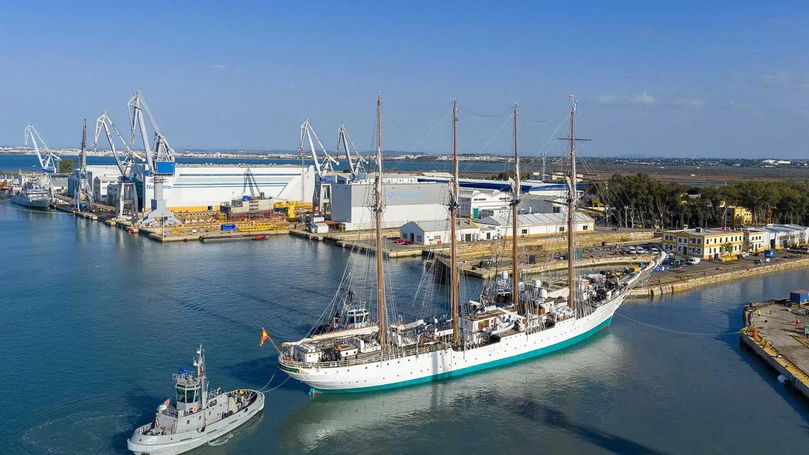 San Fernando programa un calendario de actos para conmemorar el centenario del buque escuela Juan Sebastián de Elcano en 2027