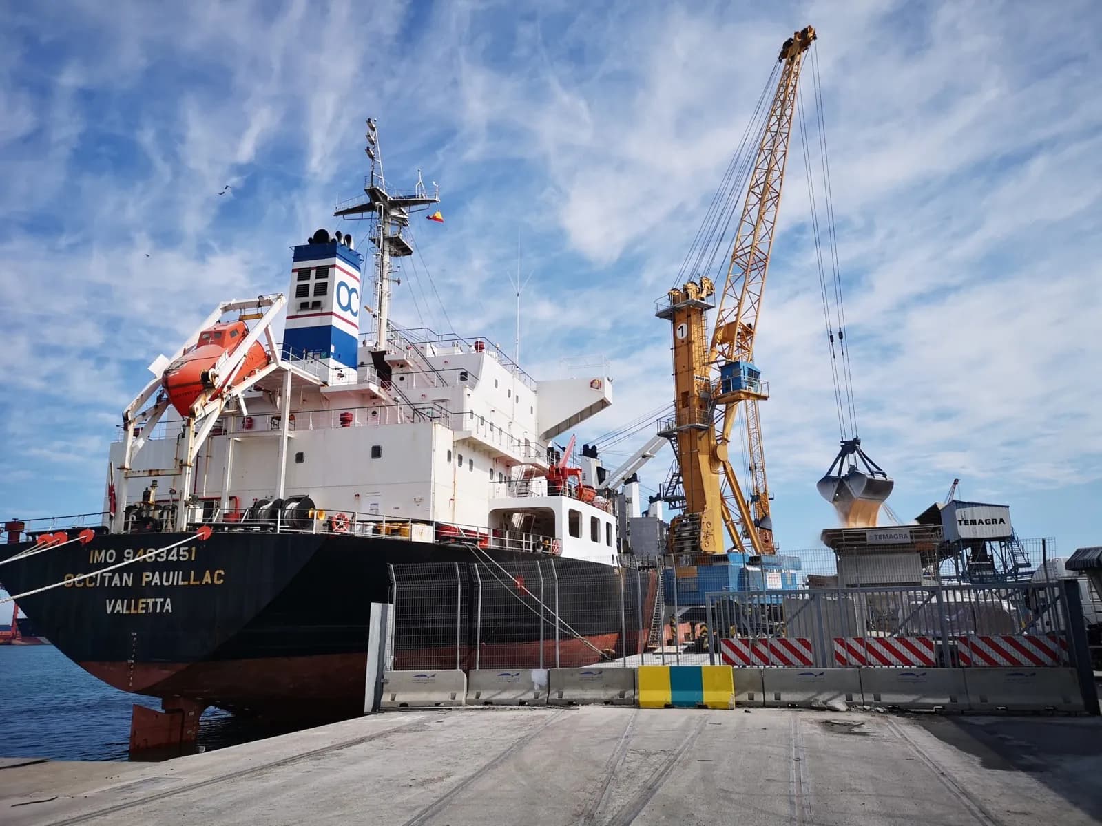 Aumento significativo de la llegada de grano ucraniano al Puerto de Valencia