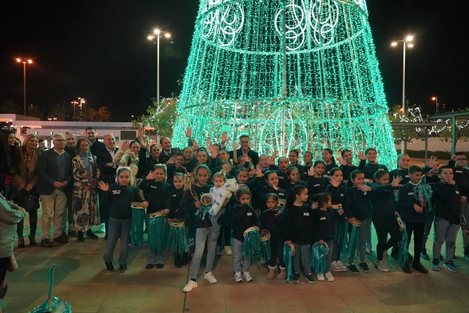 El Puerto de Algeciras inaugura su iluminación navideña
