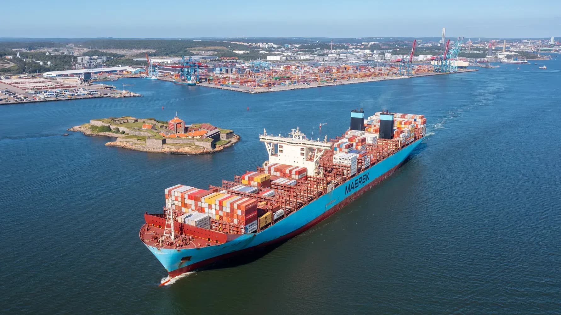 El Puerto de Gotemburgo reduce un 3% su tráfico de contenedores pese al aumento de carga llena