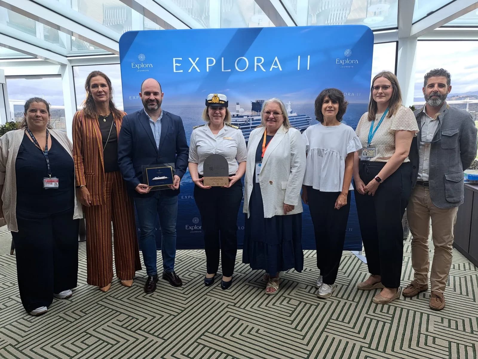 Explora II llegó a Málaga en su viaje inaugural por el Mediterráneo