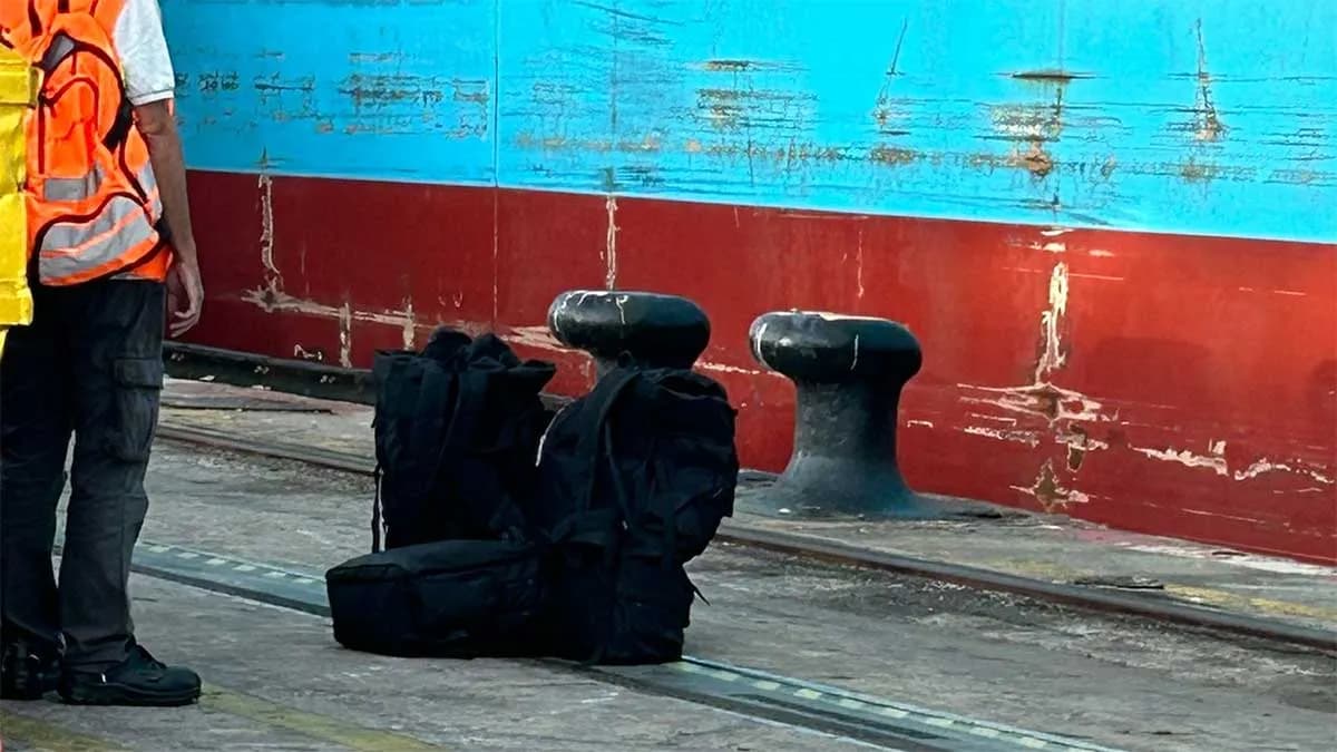 Detenidas cuatro personas por intentar alijar 70 kilos de cocaína en el puerto de Algeciras