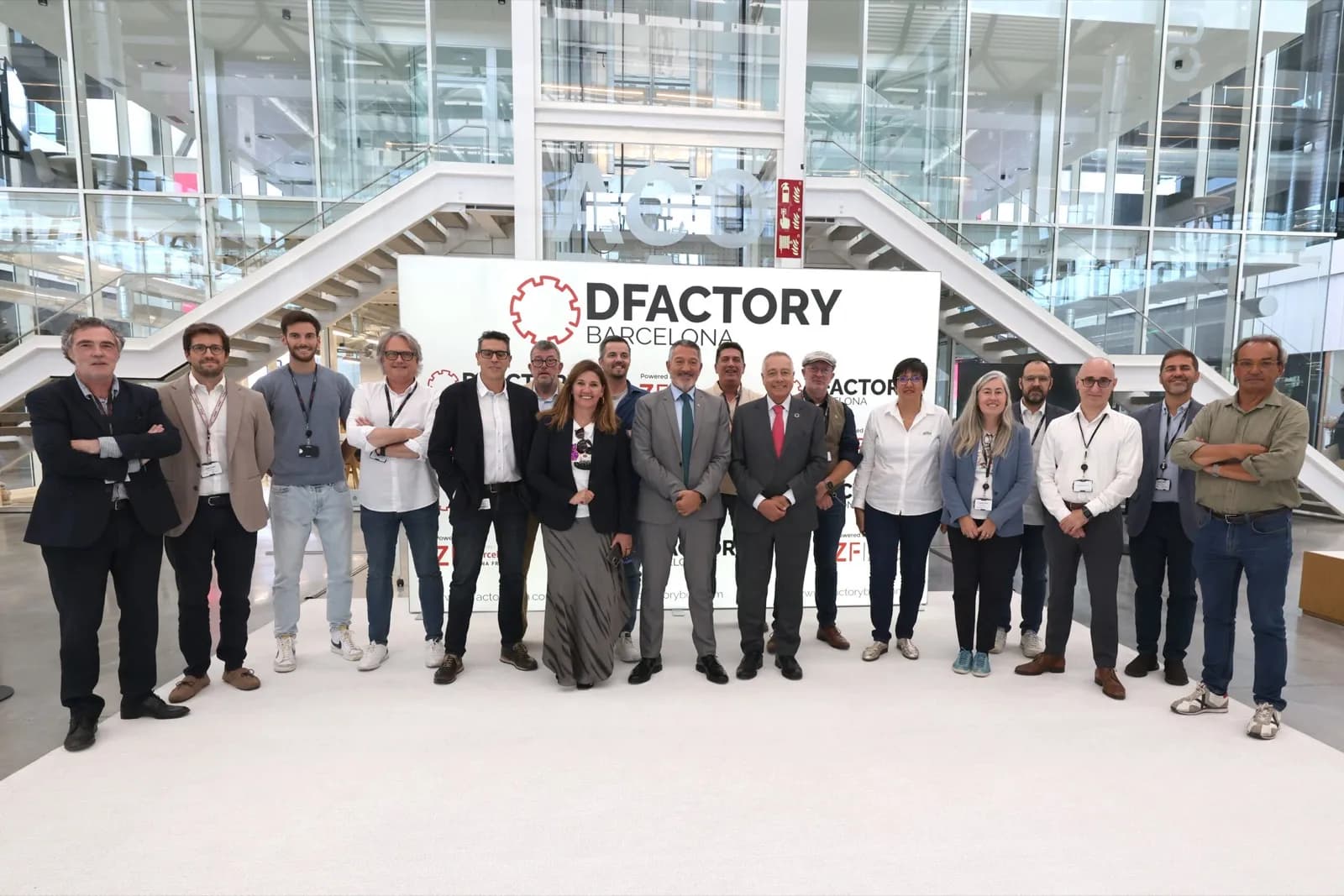El Consejero de Empresa y Trabajo de Cataluña visita el DFactory Barcelona