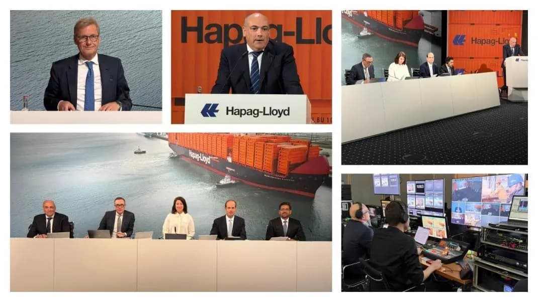 Hapag-Lloyd aprueba un dividendo de 3 euros por acción y confirma un inicio de 2026 marcado por el conflicto en Oriente Medio y la caída de fletes