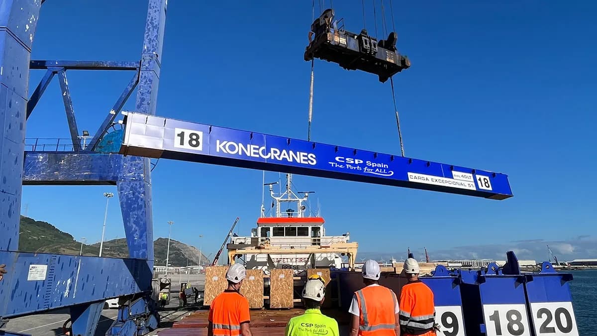 CSP Iberian Bilbao Terminal recibe las seis primeras RTG híbridas ecoeficientes