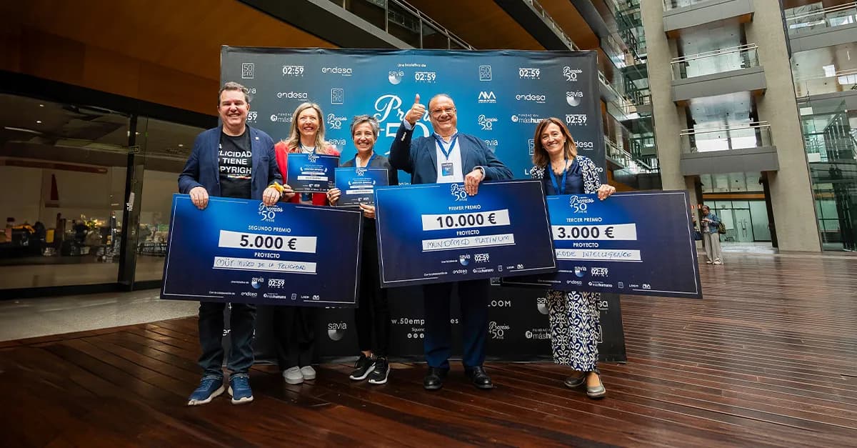 Los Premios +50 Emprende se consolidan como una plataforma clave para los profesionales sénior