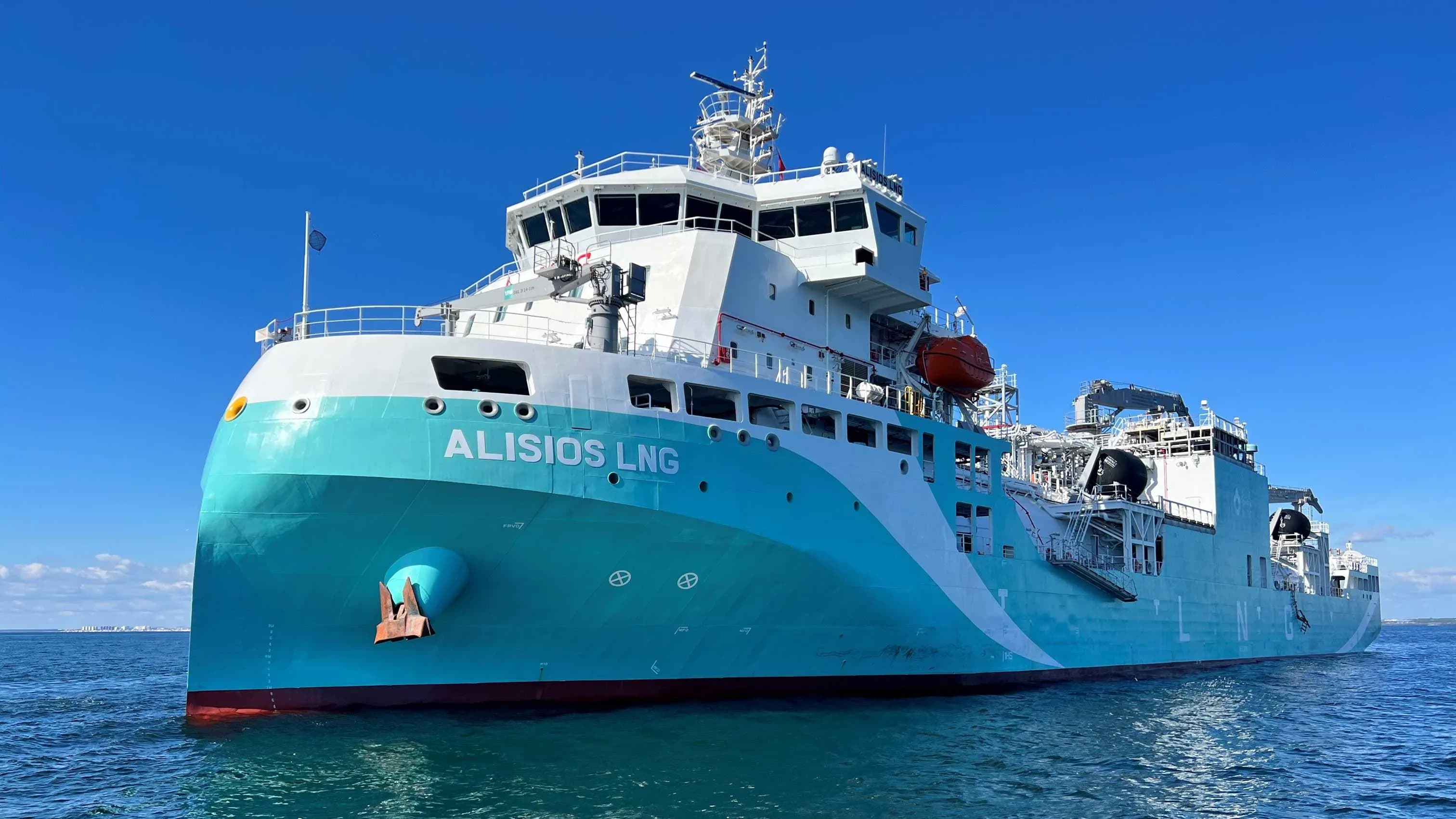 Launched in Huelva, the Alisios LNG vessel to boost low-emission marine fuels