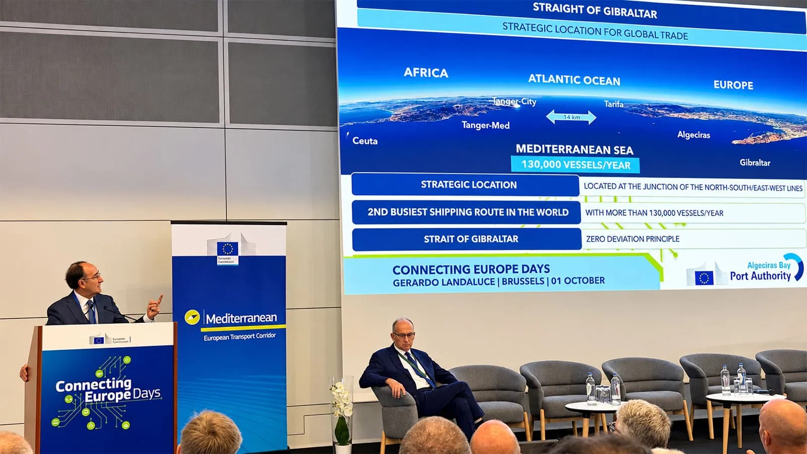 Gerardo Landaluce warns in Brussels about the impact of the ETS on the competitiveness of European ports