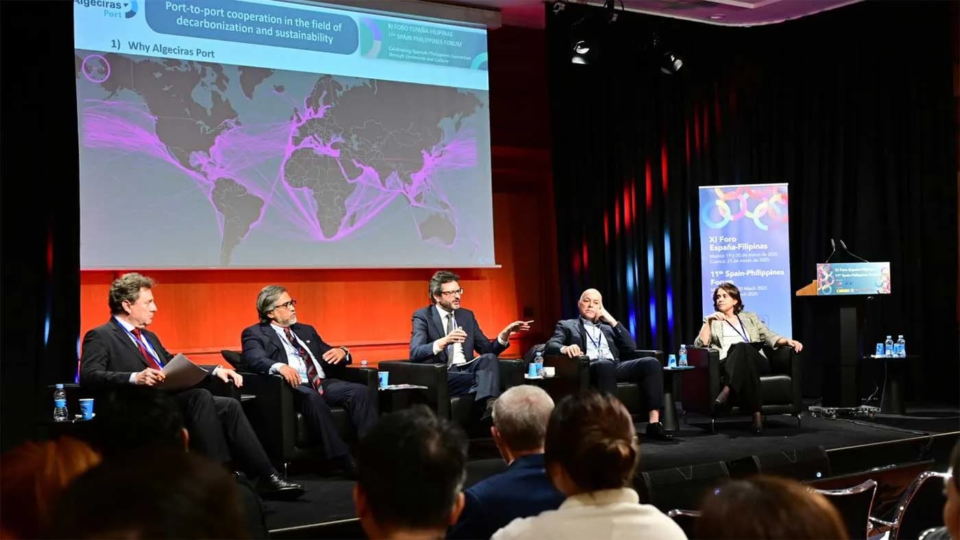 Descarbonización y sostenibilidad: claves de la participación del puerto de Algeciras en el XI Foro Empresarial España-Filipinas