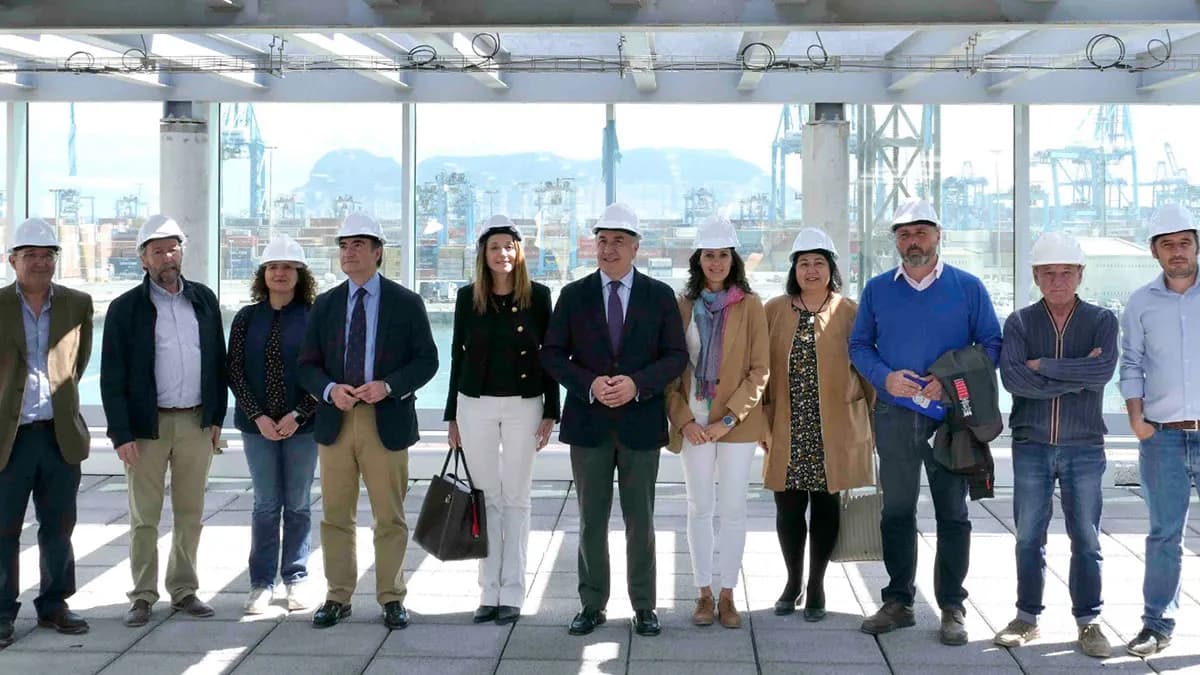 El Ayuntamiento de Algeciras comprueba los avances en el edificio de la UCA en el Lano Amarillo