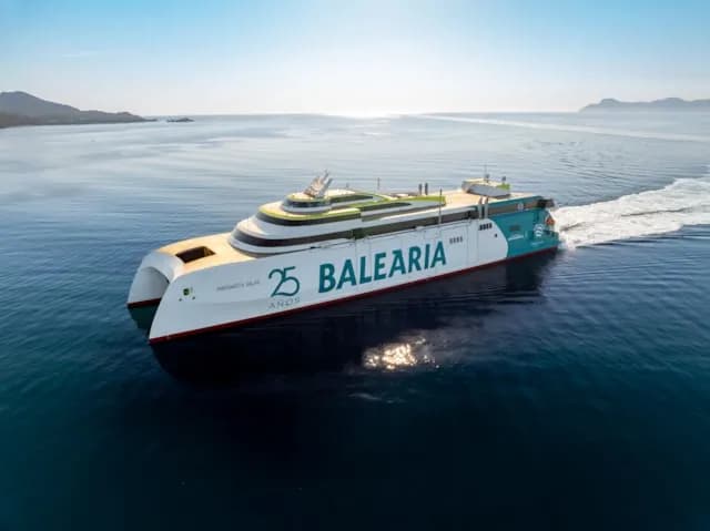 Balearia presentará en Ceuta el fast ferry a gas natural Margarita Salas