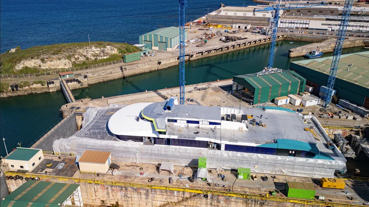 Baleària flotará el 23 de octubre el primer fast ferry eléctrico para la línea Tarifa-Tánger