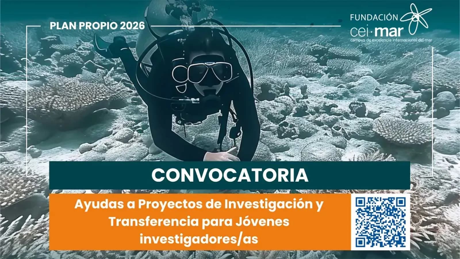 CEI·MAR abre la convocatoria de ayudas a proyectos de investigación marina para jóvenes investigadores