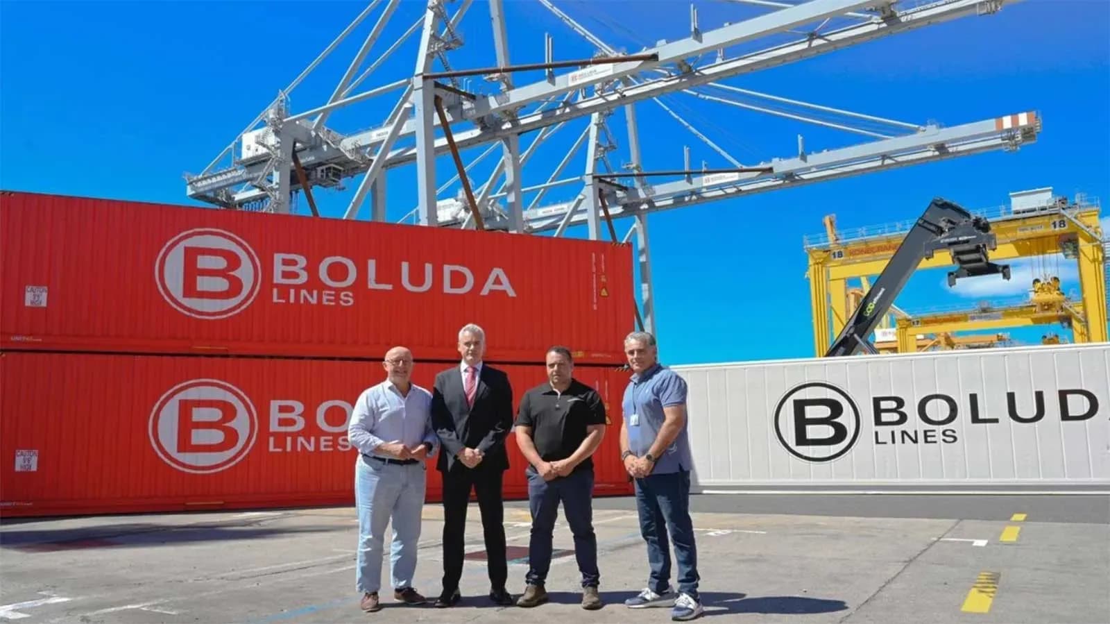 Boluda presenta en Tenerife dos grúas Súper Post-Panamax para operar buques de gran capacidad