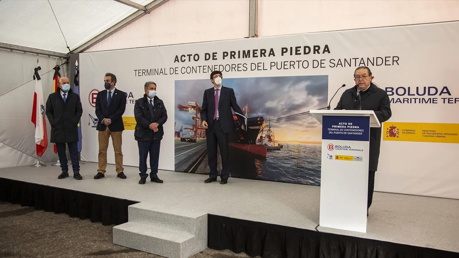 Vicente Boluda Fos recibe el “Premio Industria Azul” del Clúster Marítimo de Cantabria