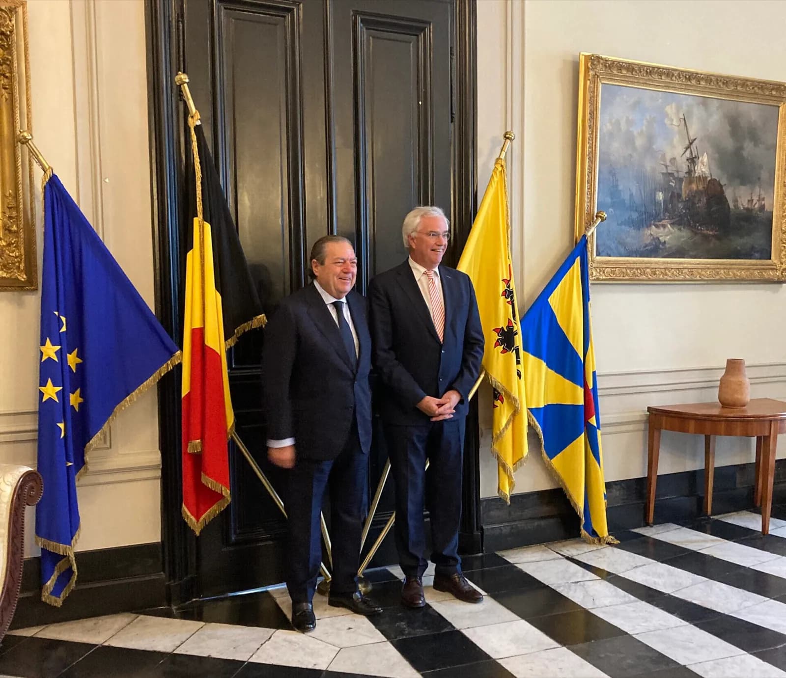 Vicente Boluda recibe la Medalla de Oro de la ciudad de Brujas