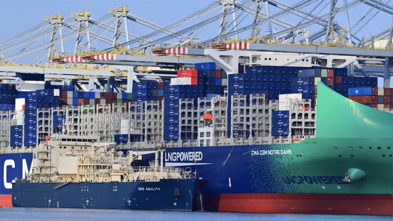 CMA CGM completa en Róterdam su mayor suministro de bio-GNL a un buque