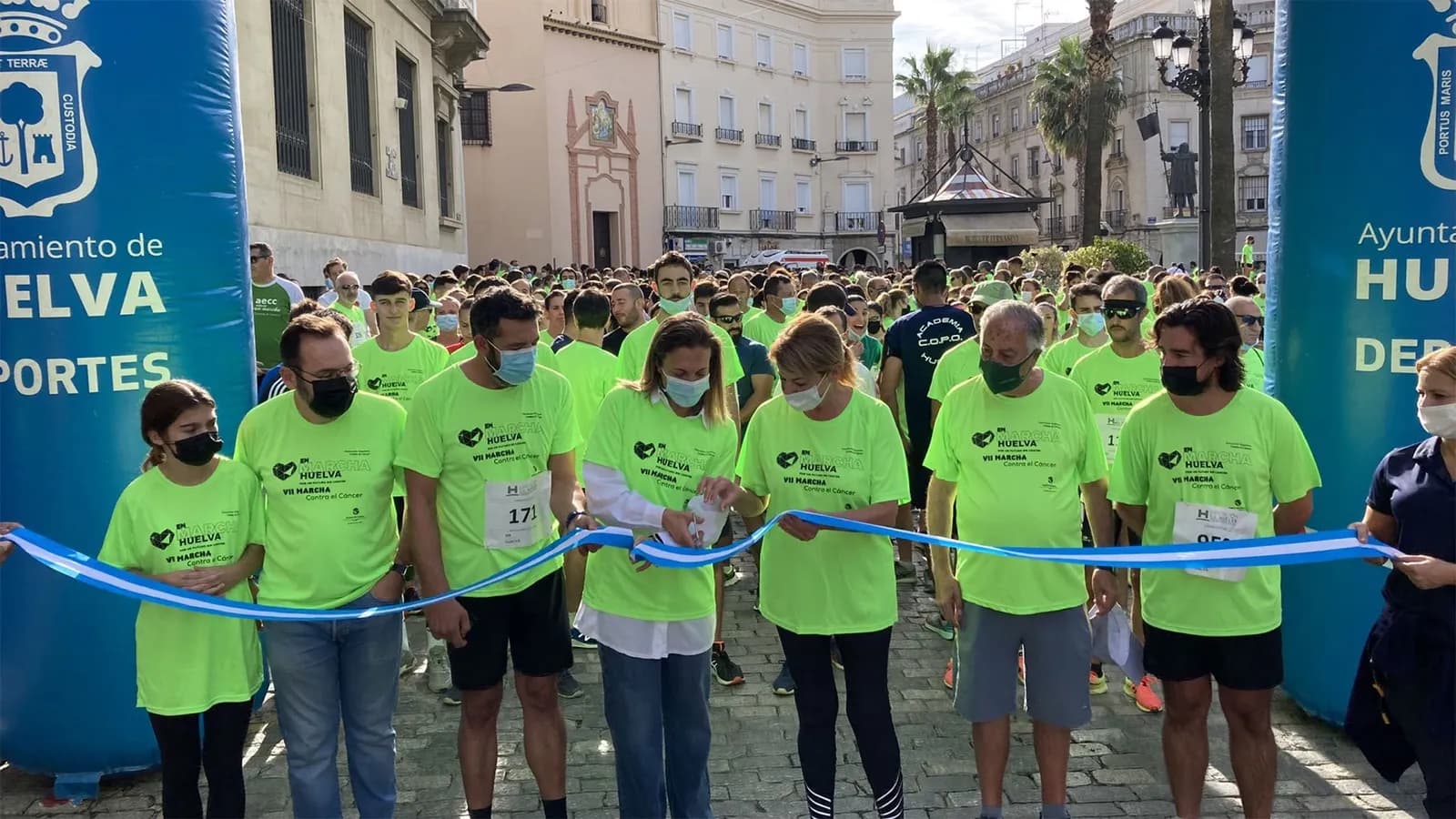 El Puerto de Huelva patrocina la séptima edición de la carrera «En marcha contra el Cáncer»