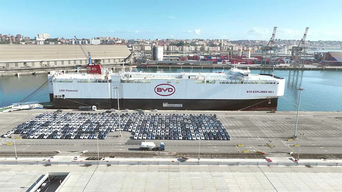 BYD elige el puerto de Santander para la primera escala de su buque Explorer No.1 en España
