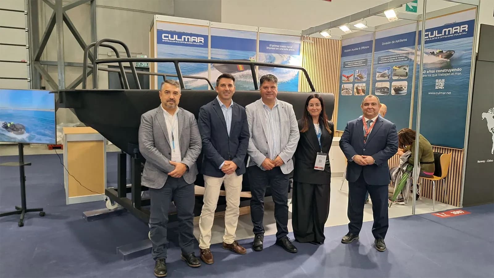 La CEC lleva a ocho empresas gaditanas a la feria naval Navalia de Vigo para promover las capacidades del sector en la provincia