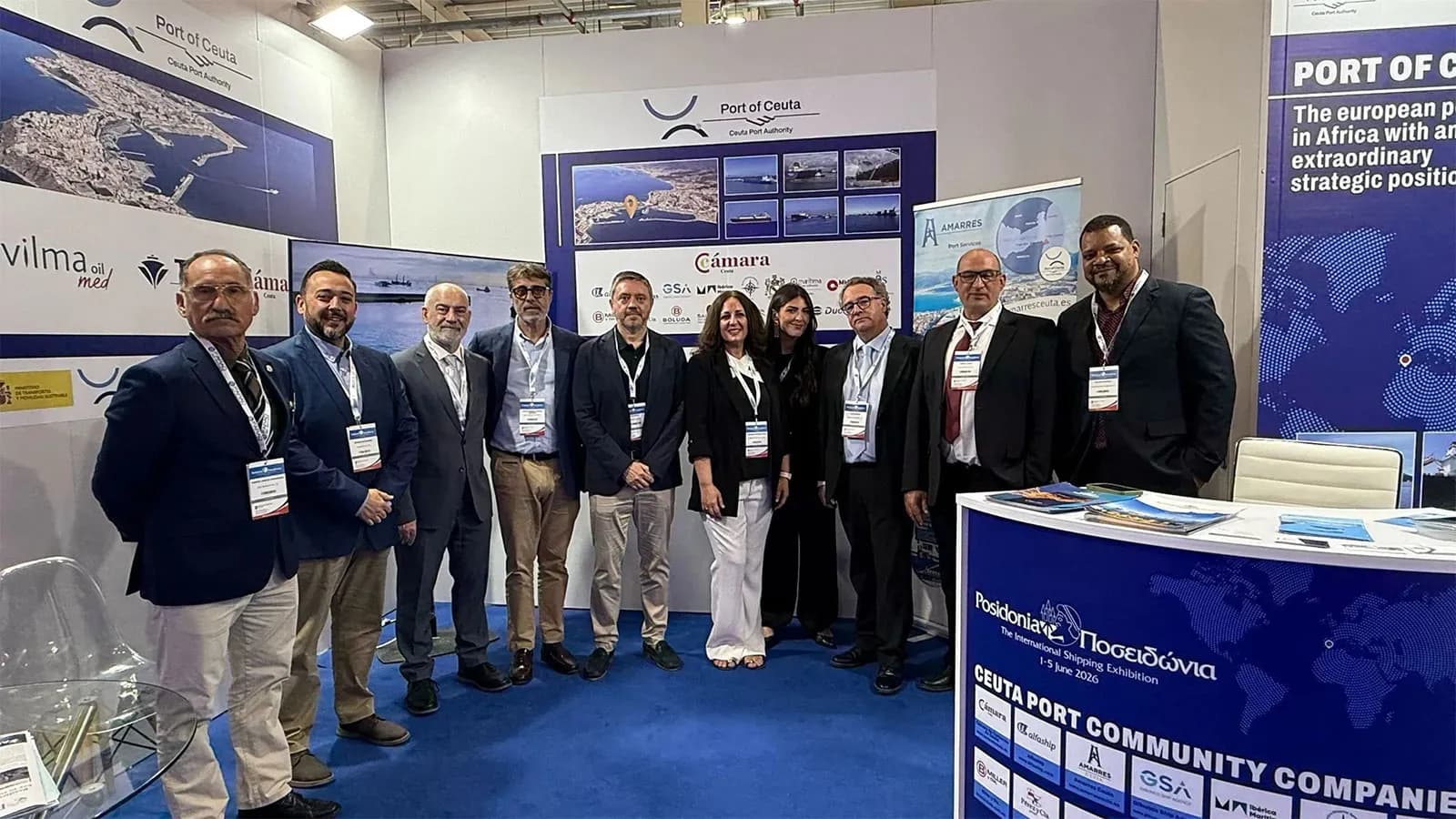 El Puerto de Ceuta presenta su oferta de bunkering y servicios al buque en la feria Posidonia 2026 de Atenas
