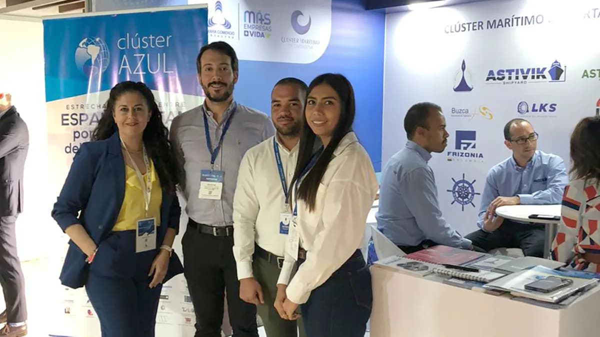El Clúster Marítimo Naval de Cádiz inicia un programa de sinergias con empresas colombianas