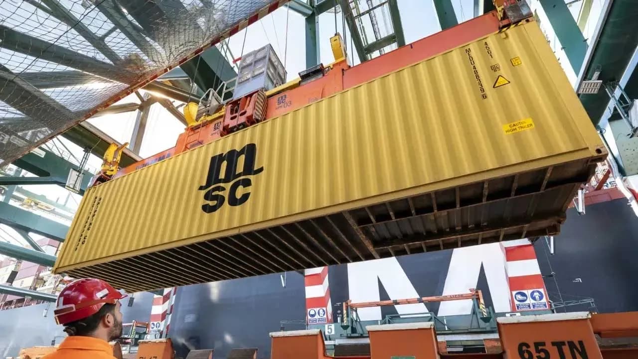 MSC se convierte en la primera naviera del mundo en operar una flota de 1.000 buques portacontenedores