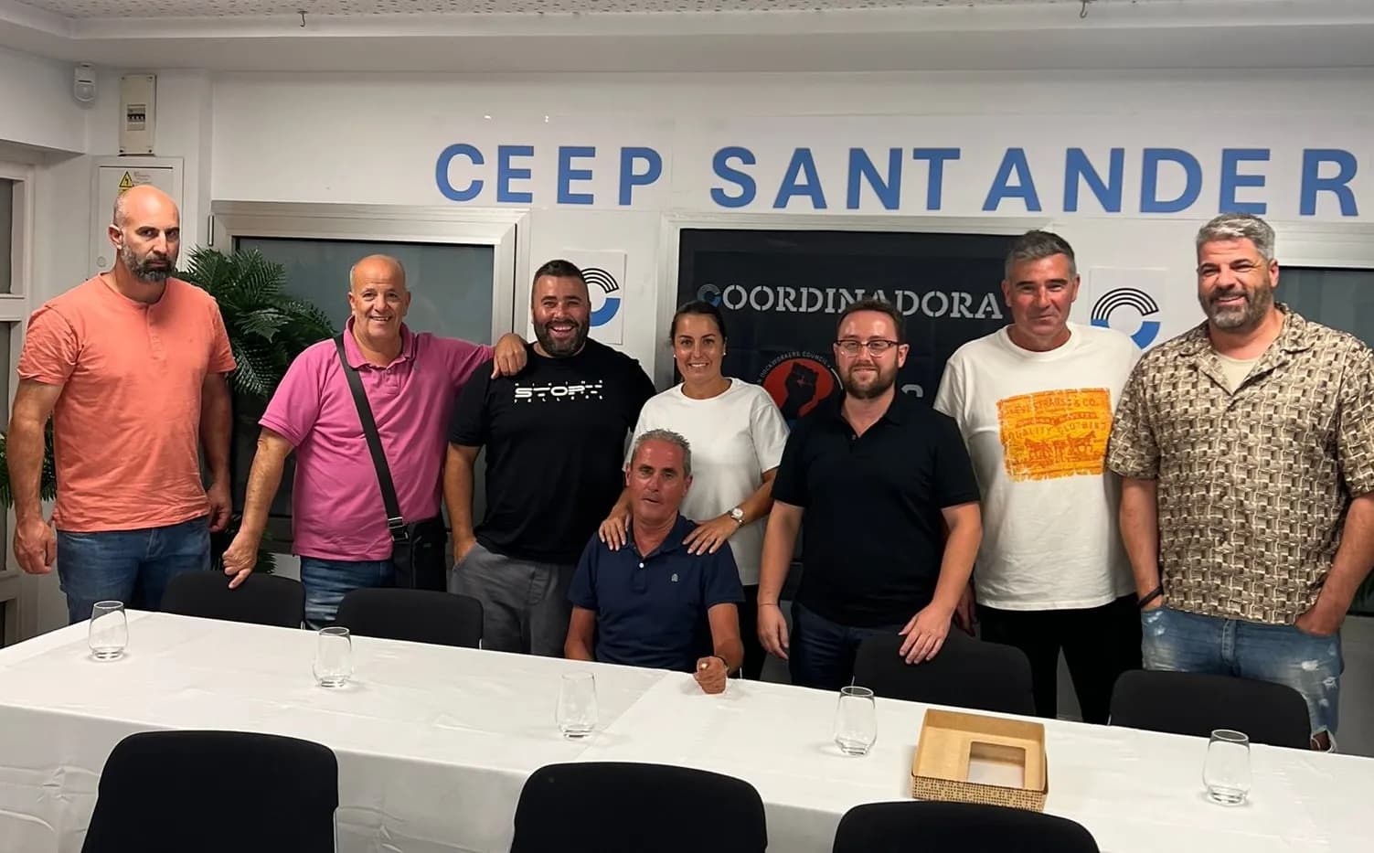 Coordinadora presenta su candidatura en las elecciones de estibadores del puerto de Santander