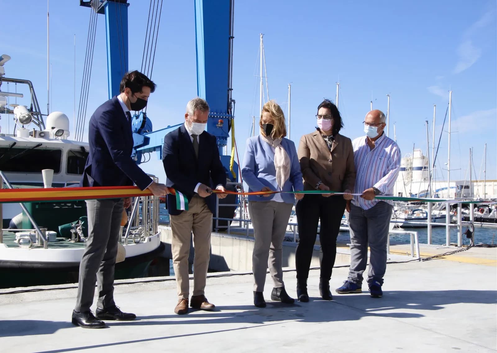 El Puerto de Motril recupera el varadero para la reparación de embarcaciones