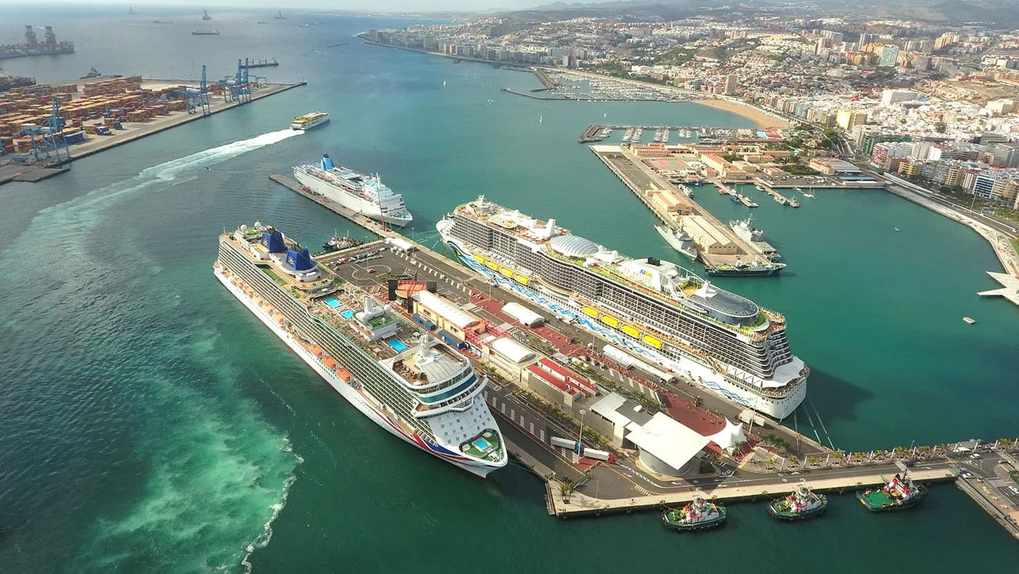 Puertos de Las Palmas, Sanidad Exterior y consignatarias ultiman los detalles del inicio de la temporada de cruceros