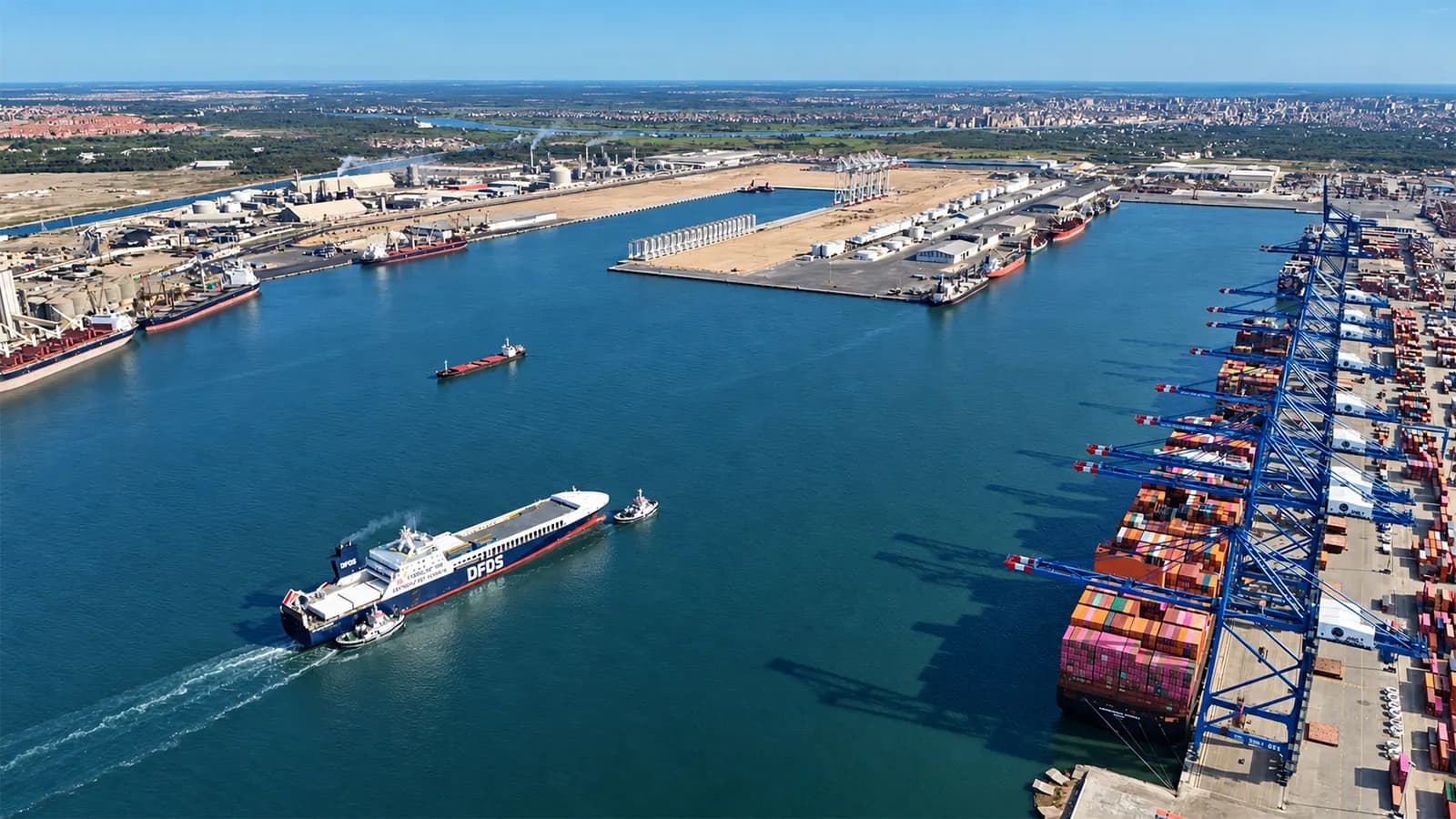DFDS duplicará la frecuencia de la línea ro-ro entre Damietta y Trieste con un segundo buque