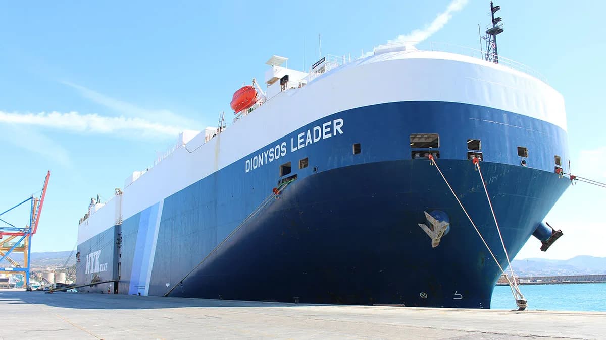 La naviera japonesa NYK realiza la primera operativa en el Puerto de Málaga