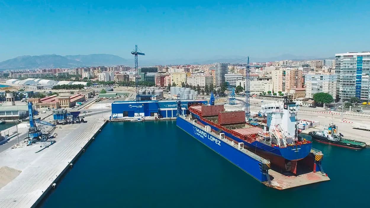 El Grupo Cernaval realizará la inspección en seco del dique flotante “Andalucía”