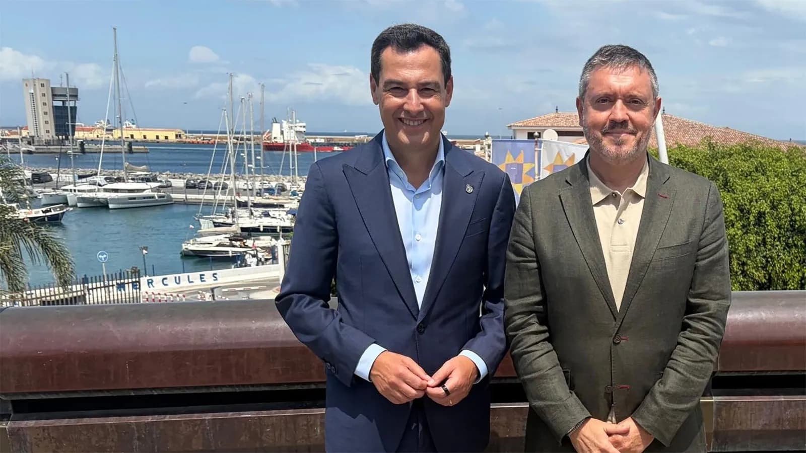 El Puerto de Ceuta apuesta por una mayor conexión con Andalucía y respalda la ruta marítima con Málaga