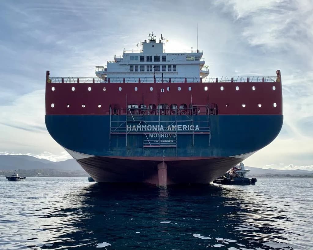 El Hammonia América cambia de nombre en la Bahía de Algeciras gracias a Empse Group