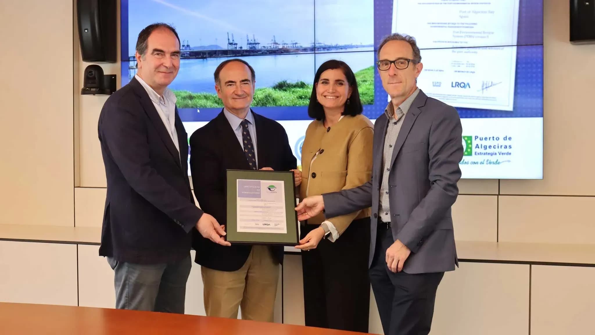El Puerto de Algeciras obtiene por sexta vez consecutiva el certificado ambiental PERS de la ESPO