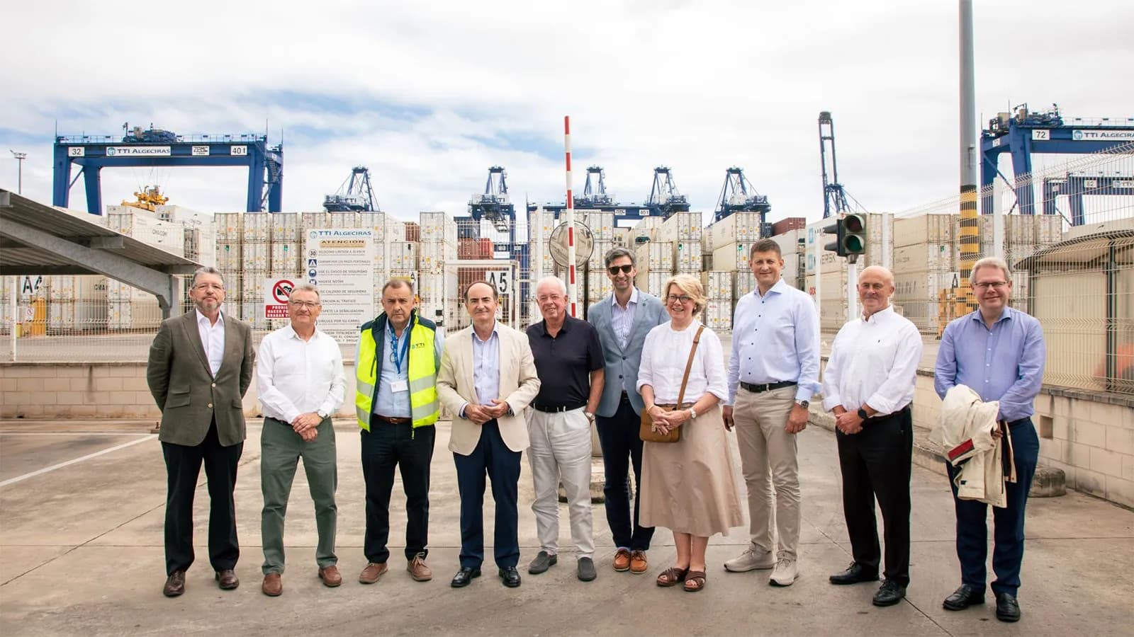 Le port d'Algeciras accueille une réunion de l'ESPO avec visite à TTI Algeciras