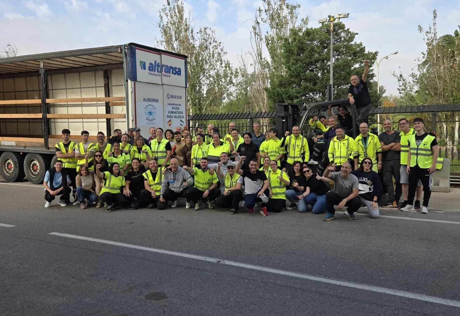 Portuarios de Algeciras se movilizan para apoyar a los afectados por la DANA en Valencia