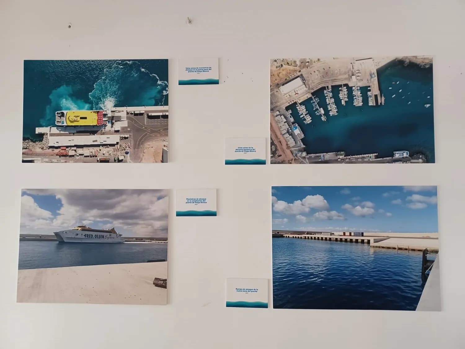 Más de 11.500 personas visitan la exposición fotográfica del puerto de Playa Blanca