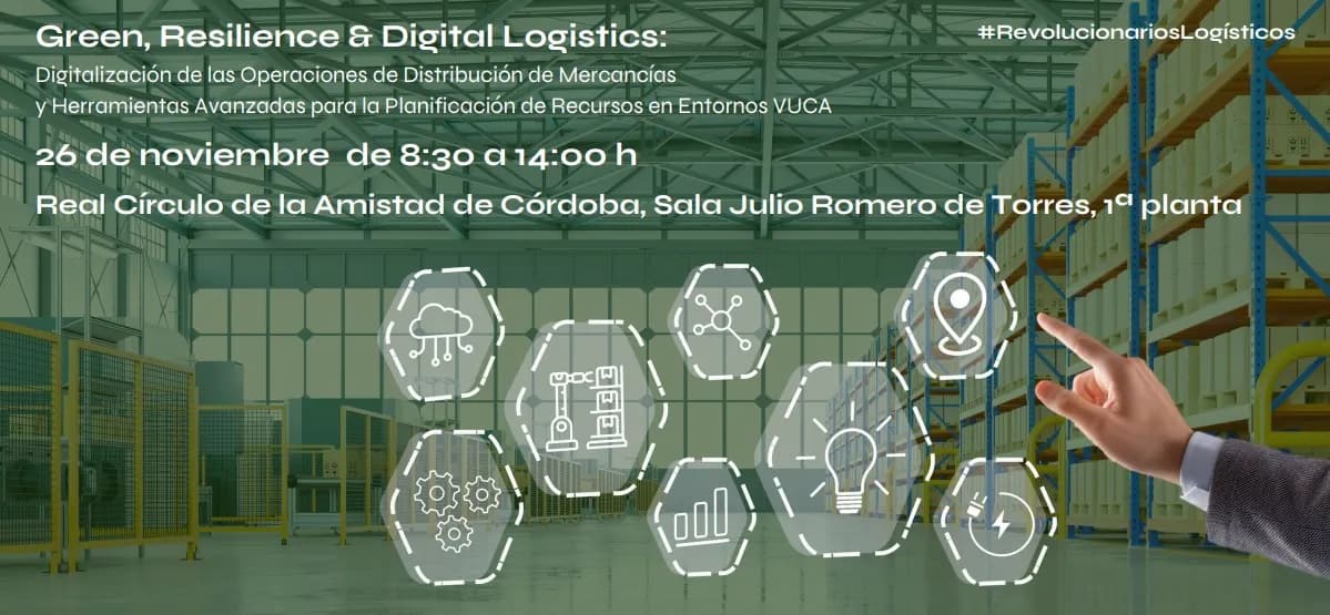 Córdoba acogerá la jornada “Green, Resilience & Digital Logistics”