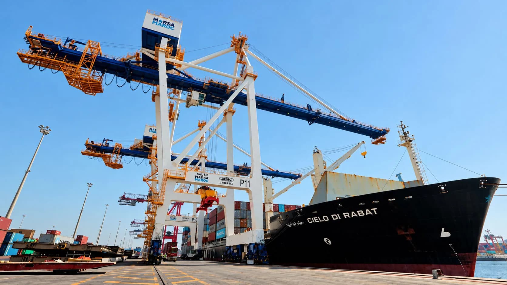 Marsa Maroc incorpora dos nuevas grúas Post-Panamax a la terminal de contenedores de Casablanca